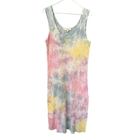 LoveShackFancy Citra Tie Dye Tank Midi Dress Size Large - Picture 6 of 13